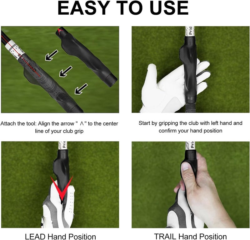 Arttodo Golf Training Kit with Arm Band & Wrist Strap, Golf Swing Training Aid to Correct Wrist Angle and Develop Muscle Memory for Beginner Golfers - Image 5